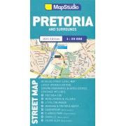 Pretoria med omgivningar Map Studio
